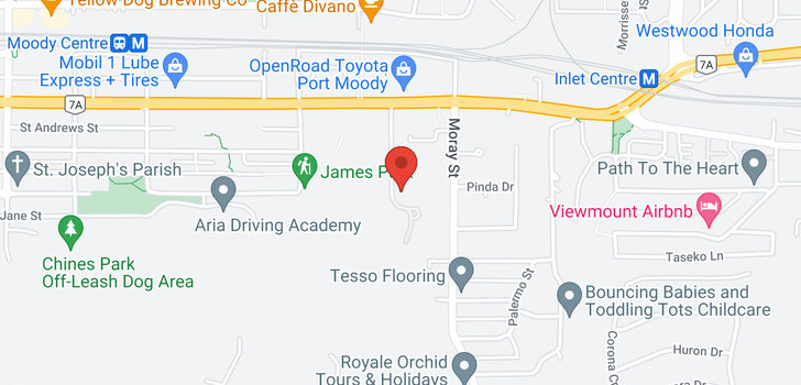 map of 154 JAMES ROAD